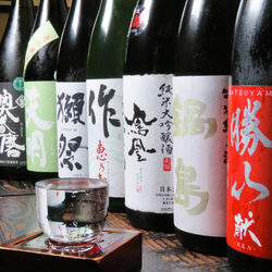 おすすめ日本酒、勝山「献」、鍋島など。