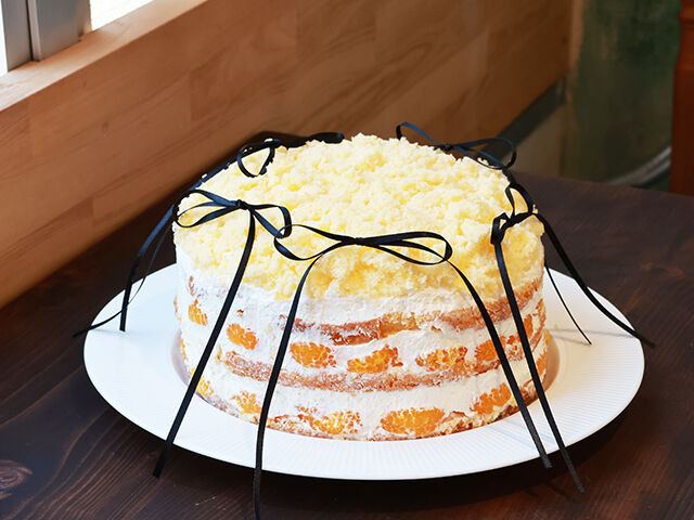 ミモザケーキ