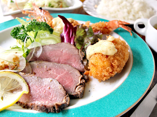 ザ・洋食☆高台レストランの旨得ランチセット