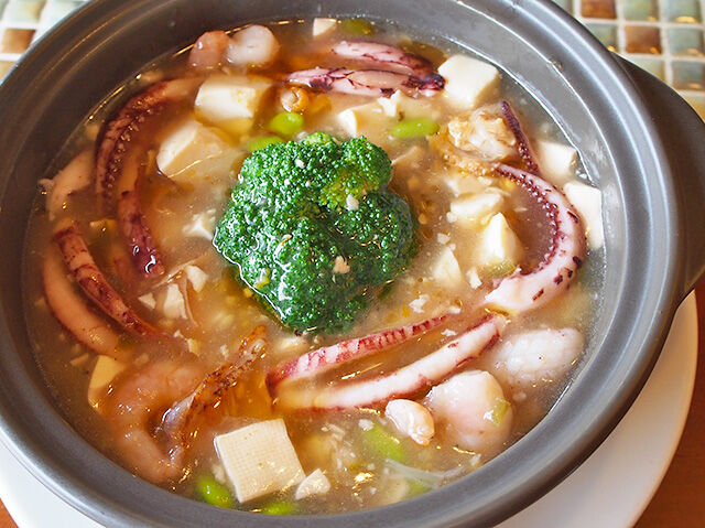 魚介の旨みたっぷり！山椒香る白い麻婆豆腐♪