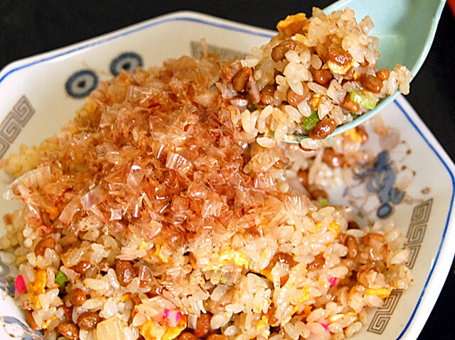 納豆好きにはたまらない☆クセになる和風チャーハン