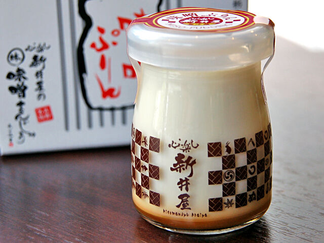 プリンに味噌★3種類の味を楽しむ名物プリン