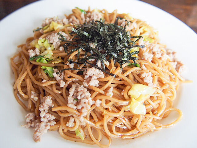 あっさり香ばしい！しょう油味☆焼きそば