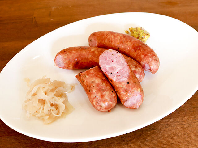 パリッと食べごたえ！柚子香る手作りソーセージ