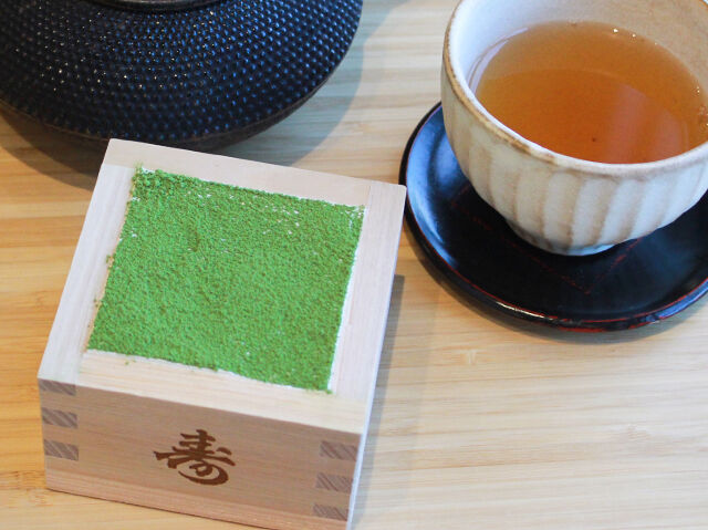 新春にピッタリ！枡で楽しむ高級抹茶パルフェ♪