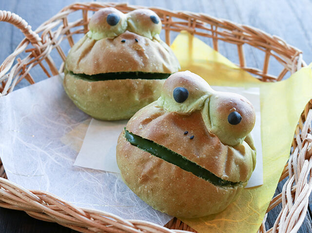 長期販売決定★山あげ祭限定ほろ苦抹茶ガマパン