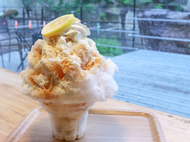 最後まで飽きない！ミルクティー日光天然かき氷