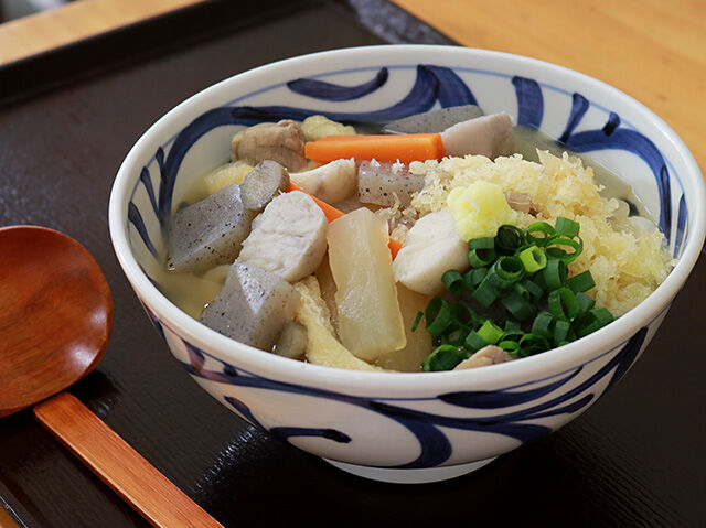 具沢山であったまる～！郷土料理しっぽくうどん