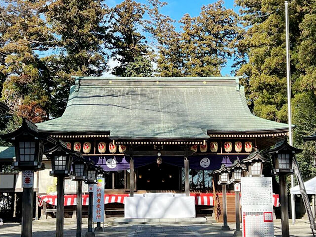 【さくら市】兎年にバトンタッチ、ますます飛躍の年になりますように！（今宮神社）