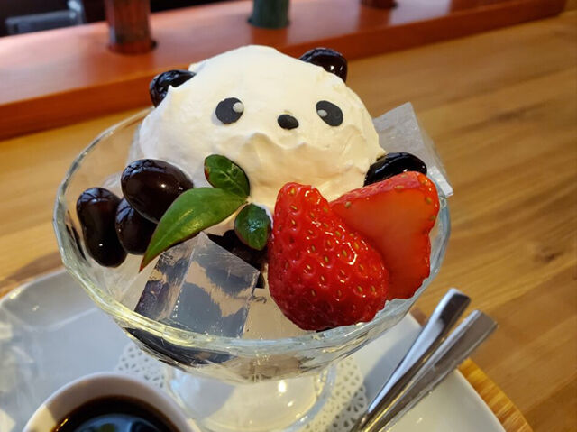 【大田原市】ぜひ食べたい！期間限定の可愛いパンダあんみつ（クラノカフェ）