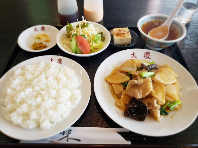 【大田原市】コスパも味も大満足！豚バラ大根、日替わりランチ（中国料理 大慶）