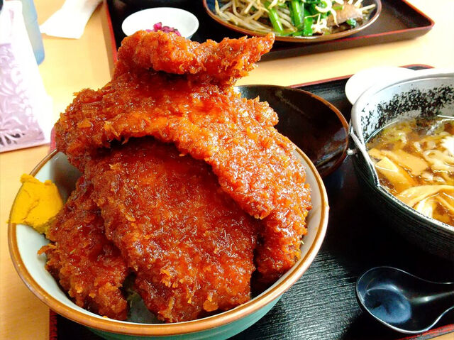 【さくら市】ボリューミーなソースカツ丼でお腹も大満足！（登竜）
