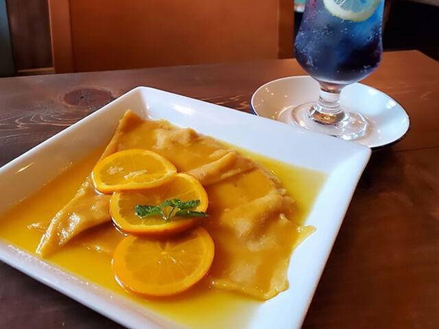 【那須塩原市】色鮮やかなクレープと、あじさいのクリームソーダ（NONOWA cafe）