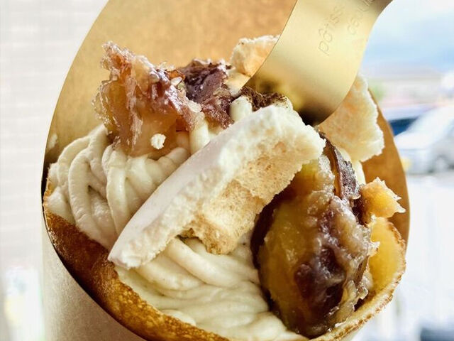 【栃木市】至福のモンブランクレープで秋の味覚を味わう（Patisserie SOIR）