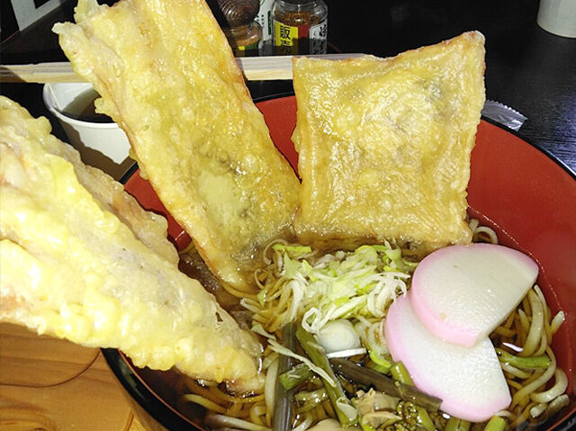 【日光市】日光ゆばを楽しむ、サクサク湯葉の天ぷらそば（一汁山菜 麺工房 寛）