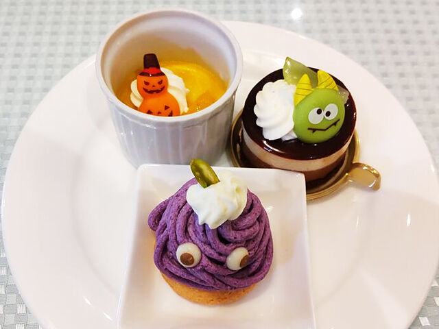 【宇都宮市】ハロウィンスイーツが可愛いイエローメニュー（カフェレストラン オアシス）
