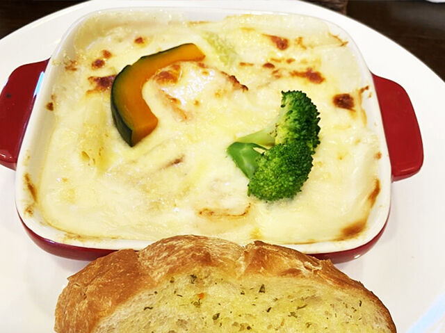 【鹿沼市】期間限定クリームグラタン＆マルゲリータで、仲良く母娘ランチ！（Pitts Lei）