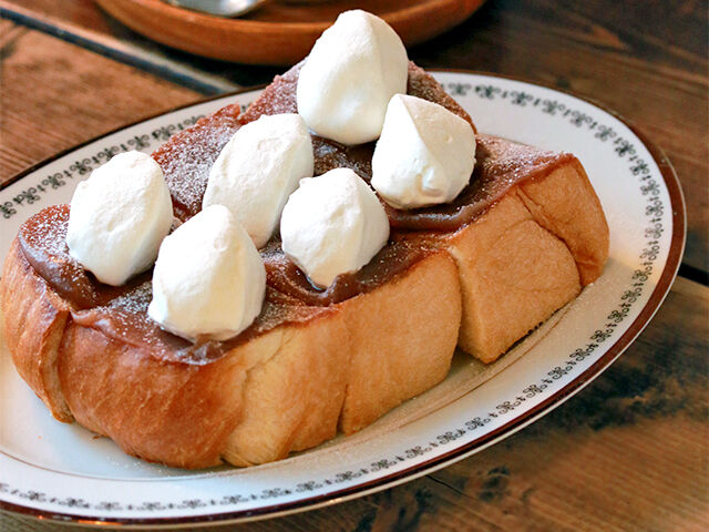 カフェでほっこり★満足感◎なマロントースト