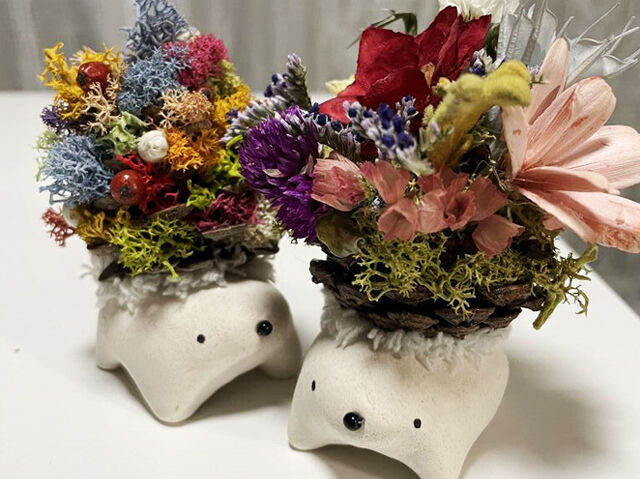 【芳賀町】手作りハリボックリがとっても華やかで可愛い～♪（FlowerSalon 87coco）