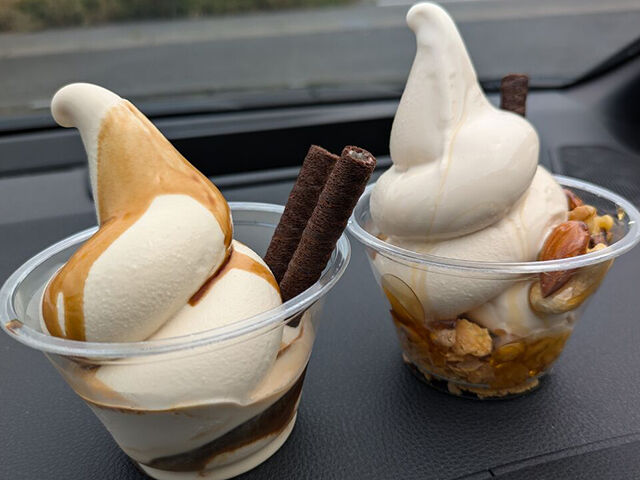 【宇都宮市】専門店の濃厚はちみつソフトクリーム(武州養蜂園 宇都宮店)