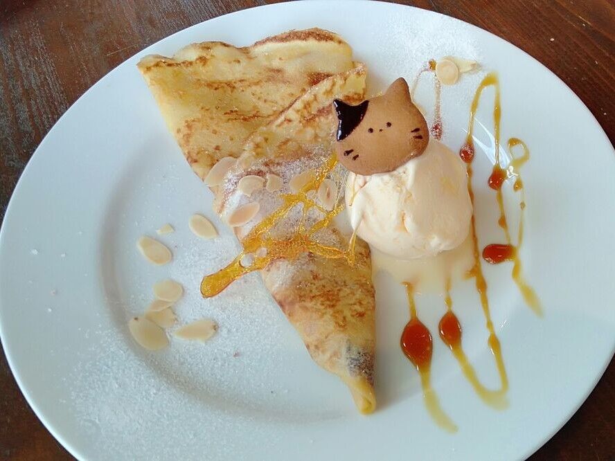 【下野市】もちもち生地に猫ちゃん♪幸せクレープ時間（Cherish Cafe）