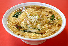 ラーメンになめこ？とろりとした人気メニュー！