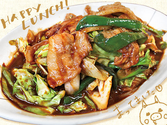 メタボ覚悟でめざせ完食！バカうま中華定食