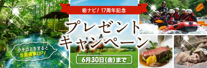 17周年記念プレゼントキャンペーン