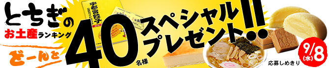 とちぎのご当地お土産ランキング♪