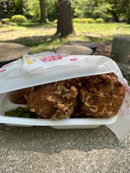 電話で注文して...