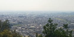 神社は浅間山の...