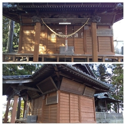 拝殿が明るいチ...