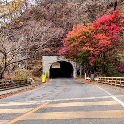 塩原温泉郷へ向...