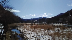 昨年赤沢温泉さ...