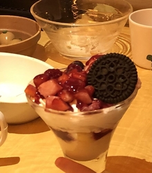 家族で夕食に伺...