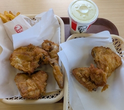 ランチに家族で...