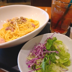 カルボナーラの...