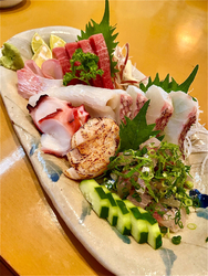 お刺身は新鮮で...