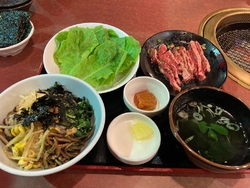 仕事帰りの夕食...