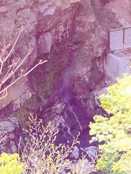 展望台から間欠...
