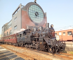 真岡鐵道のSL...