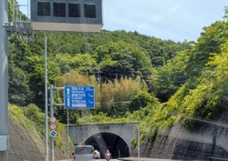 平日午後走行し...