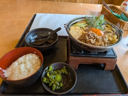牛カレーうどん...