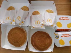 朝マックに行き...