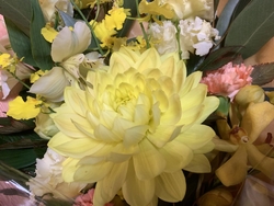 母の誕生日に花...