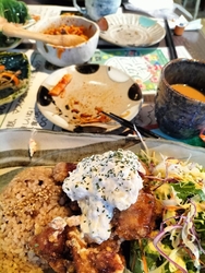 友達とランチに...