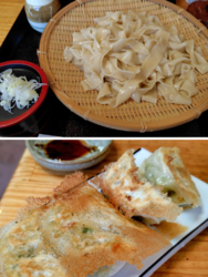 先週末、店の外...