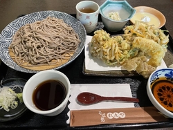 天ざるを頂きま...