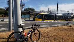 サイクリングで...