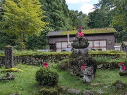 行きと帰りで石...